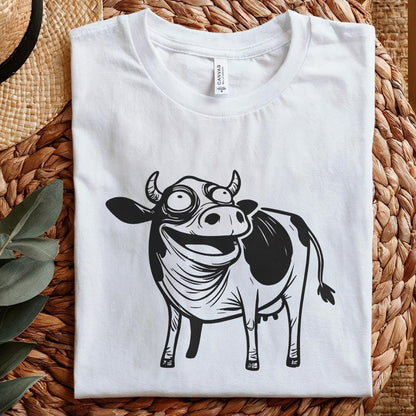 Humorous Cow, Digital Download - 300 DPI Design for T-Shirt