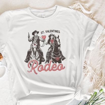 St Valentine's Wild West Rodeo PNG, Vintage Western Valentine's Design -