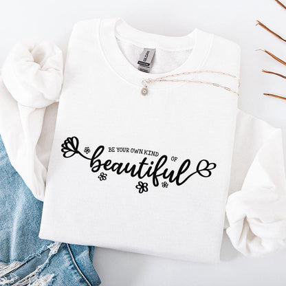 Be Your Own Kind of Beautiful PNG, Inspirational Positive Quote File -