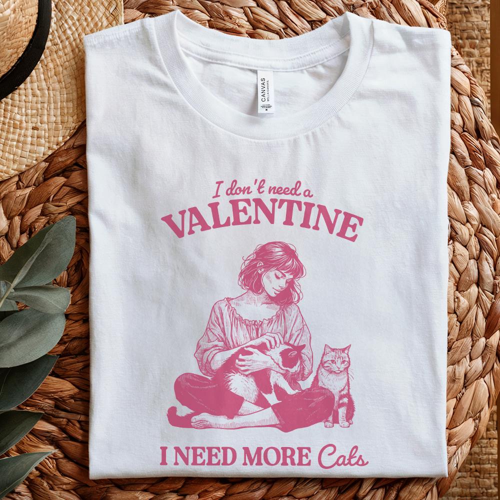 Valentine Cat PNG, Funny Valentine png - 300 DPI Design for T-Shirt