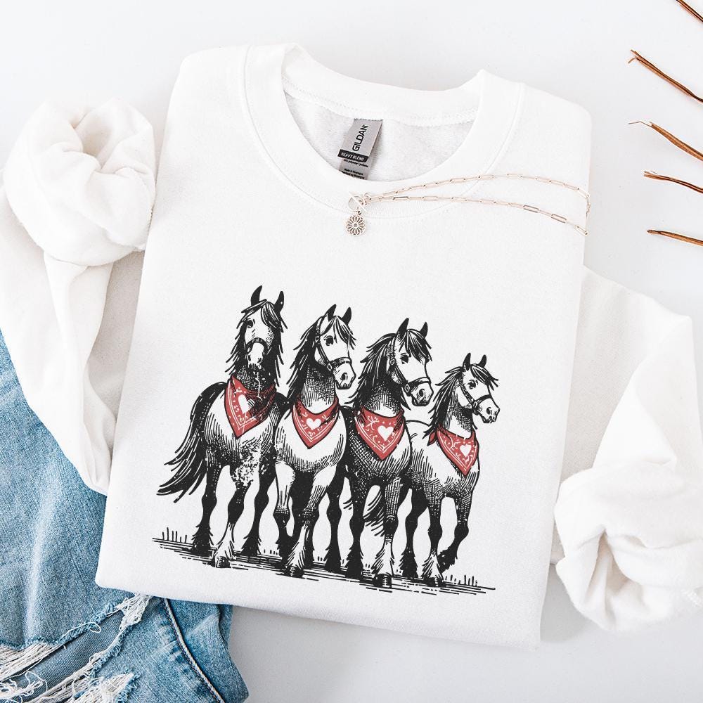 Valentine Horse PNG, Love Png - 300 DPI Design for T-Shirt