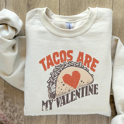 Tacos Are My Valentine Png, Digital Download - 300 DPI Design for T-Shirt