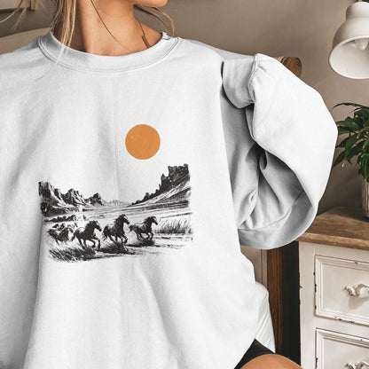 Horse PNG Sublimation, Western PNG Designs - 300 DPI Design for T-Shirt