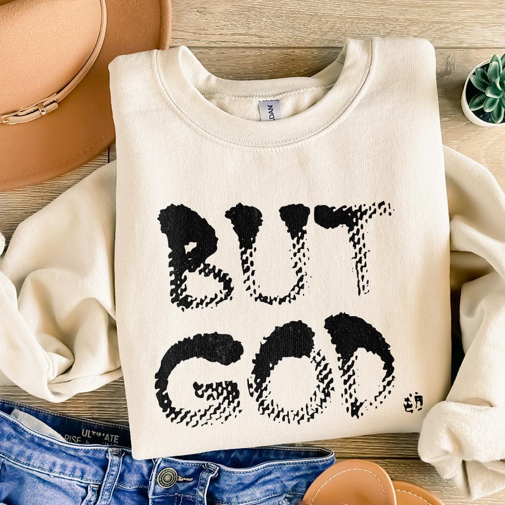 But God Design, Digital Download - 300 DPI Design for T-Shirt