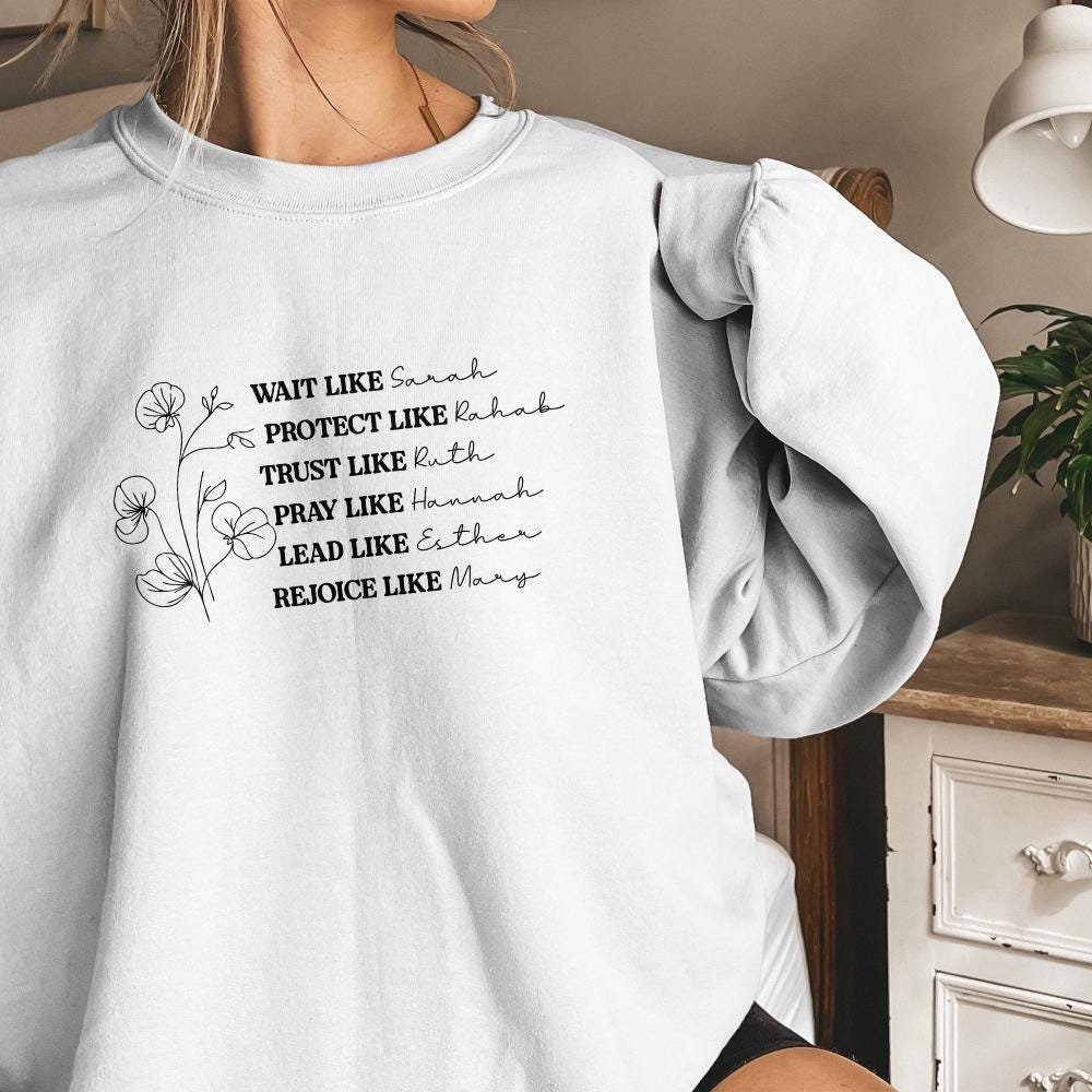 Women of the Bible png, Boho Christian png - 300 DPI Design for T-Shirt