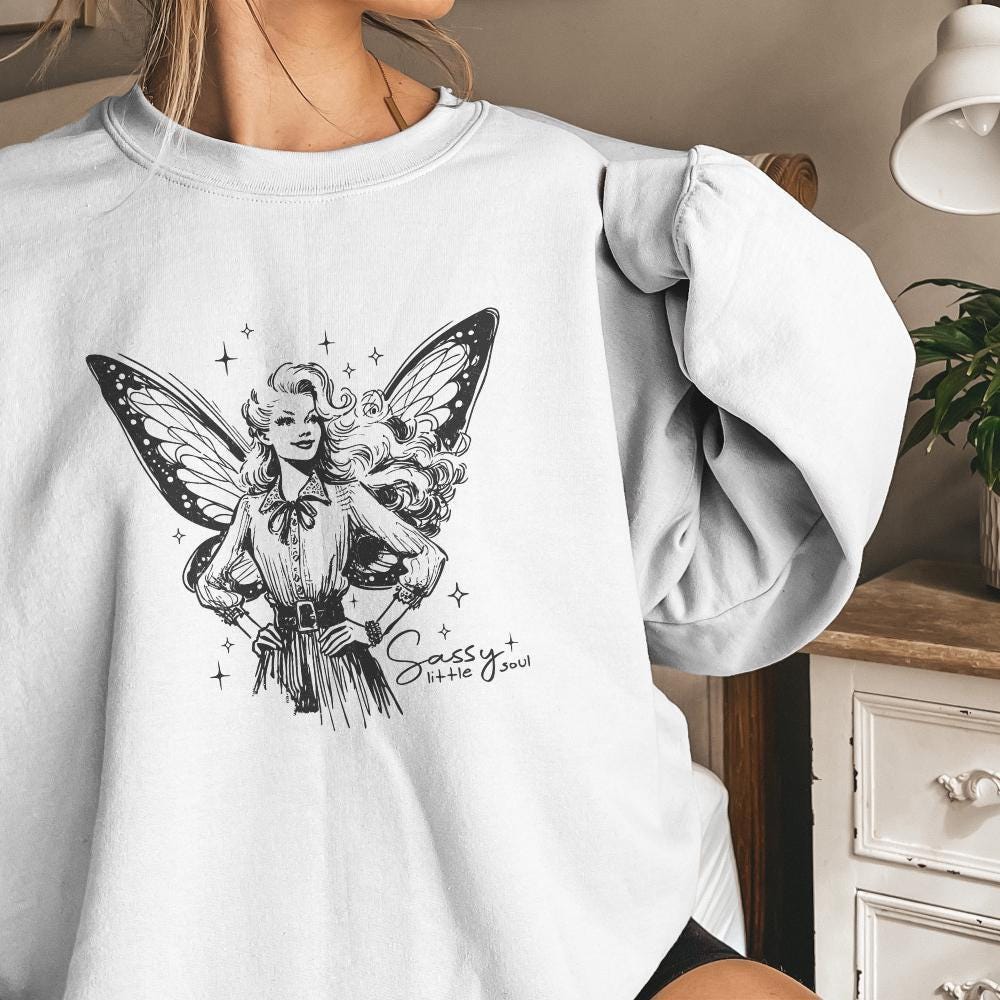 Sassy Little Soul Fairy PNG, Trendy Sublimation Design - 300 DPI Design
