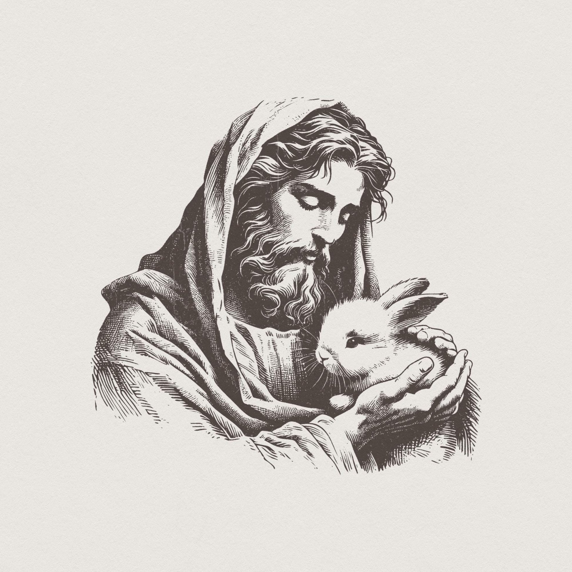 Jesus PNG, Easter Bible Verse - 300 DPI Design for T-Shirt