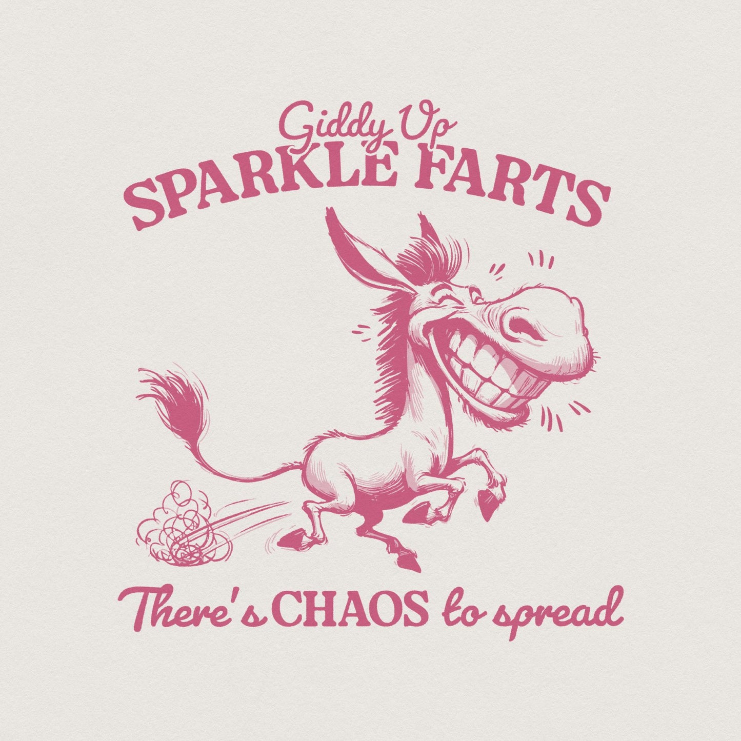 Giddy Up Sparkle Farts PNG, Sarcastic Western Humor - 300 DPI Design for