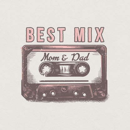 Best Mix Mom and Dad PNG, Baby png - 300 DPI Design for T-Shirt