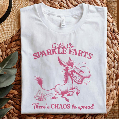 Giddy Up Sparkle Farts PNG, Sarcastic Western Humor - 300 DPI Design for