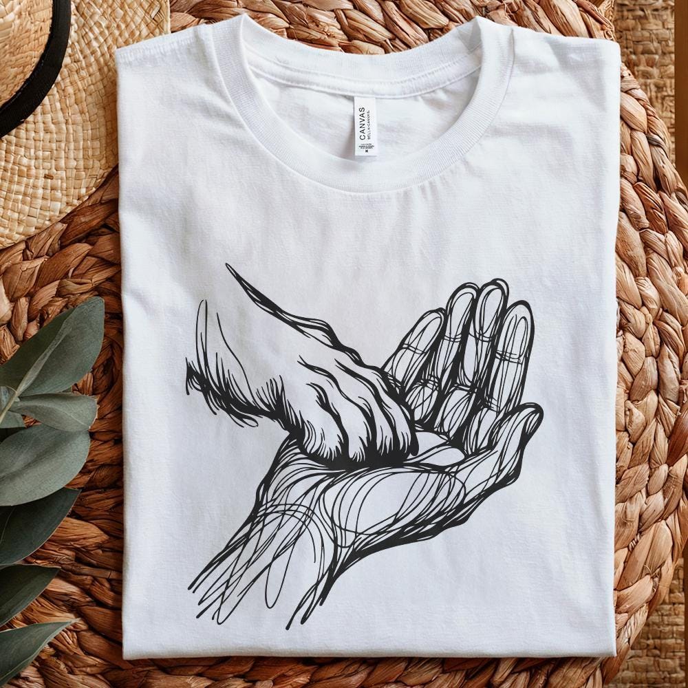 Hand-Paw png, Paw and Hand png - 300 DPI Design for T-Shirt