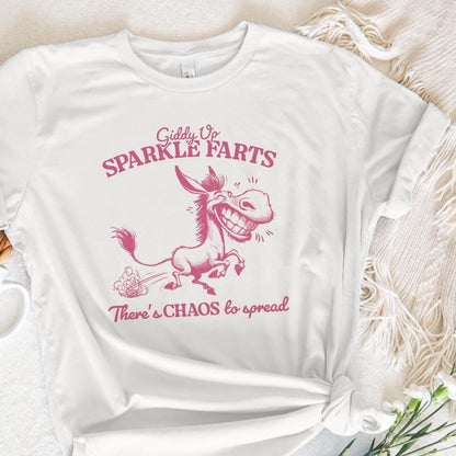 Giddy Up Sparkle Farts PNG, Sarcastic Western Humor - 300 DPI Design for