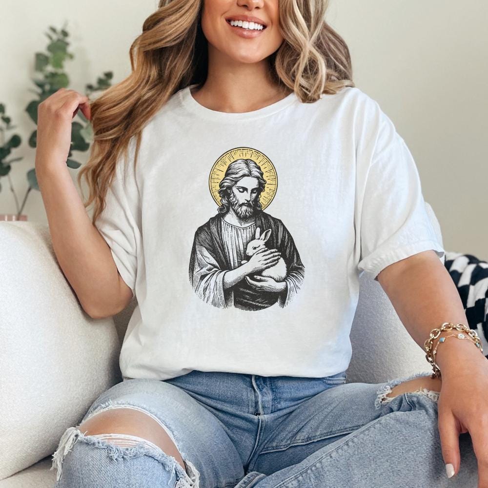 Easter Digital Art, Jesus PNG - 300 DPI Design for T-Shirt