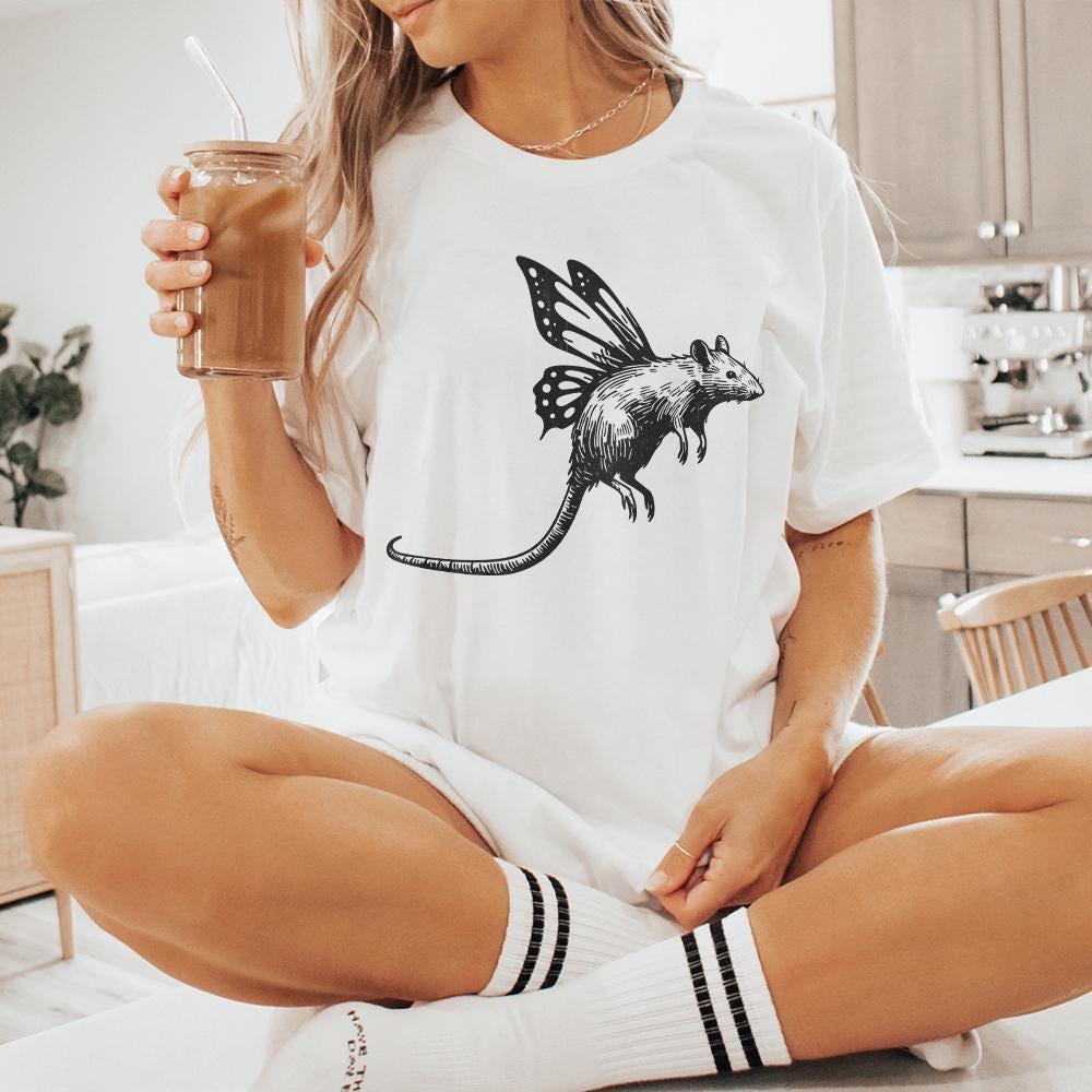 Cute Rat PNG Designs, Sublimation Designs - 300 DPI Design for T-Shirt