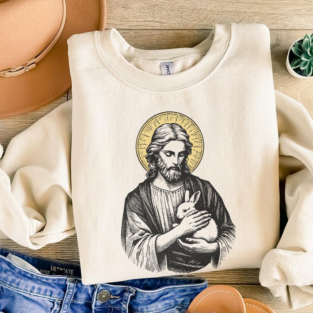 Easter Digital Art, Jesus PNG - 300 DPI Design for T-Shirt