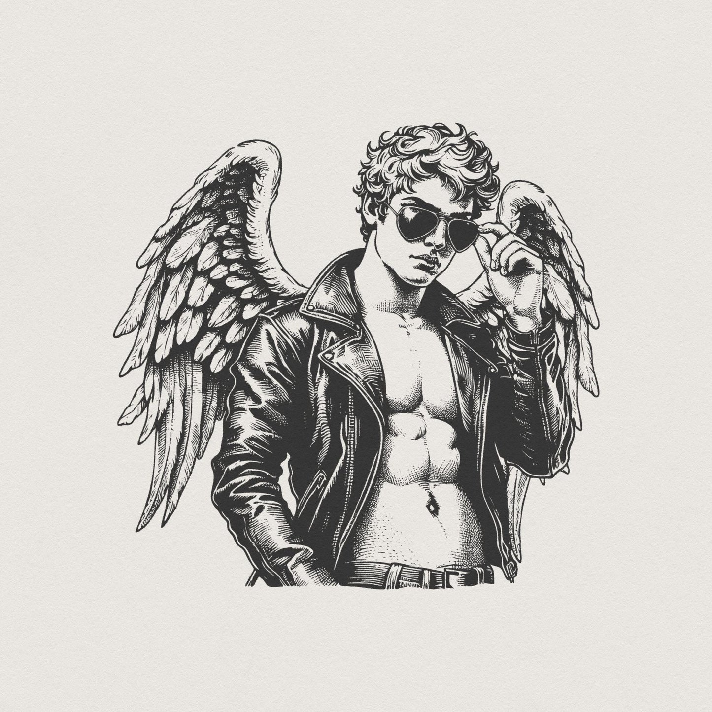 Sexy Cupid PNG, Valentines Day Digital File - 300 DPI Design for T-Shirt