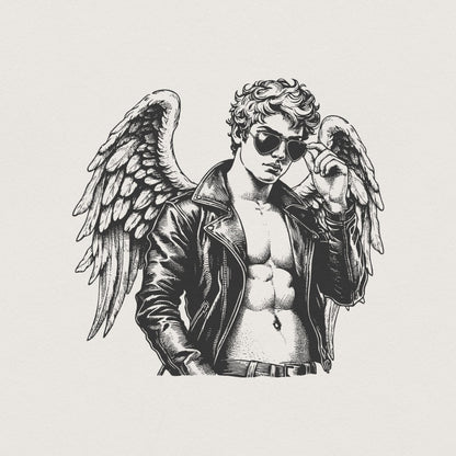 Sexy Cupid PNG, Valentines Day Digital File - 300 DPI Design for T-Shirt