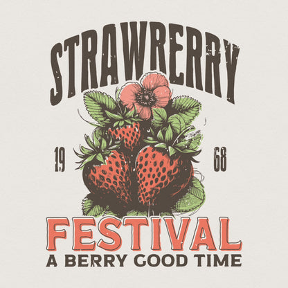 Retro Strawberry PNG, Strawberry Sublimation - 300 DPI Design for T-Shirt