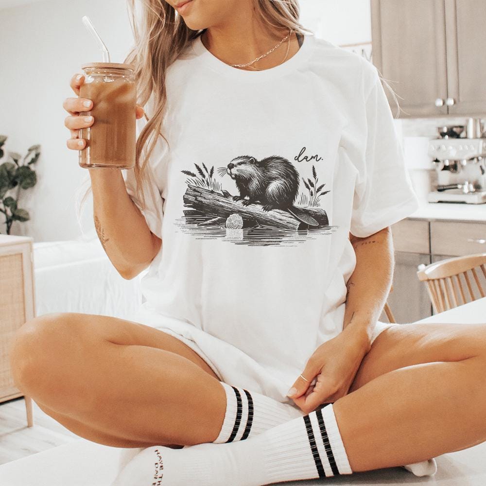 Beaver Dam PNG, Funny Beaver - 300 DPI Design for T-Shirt