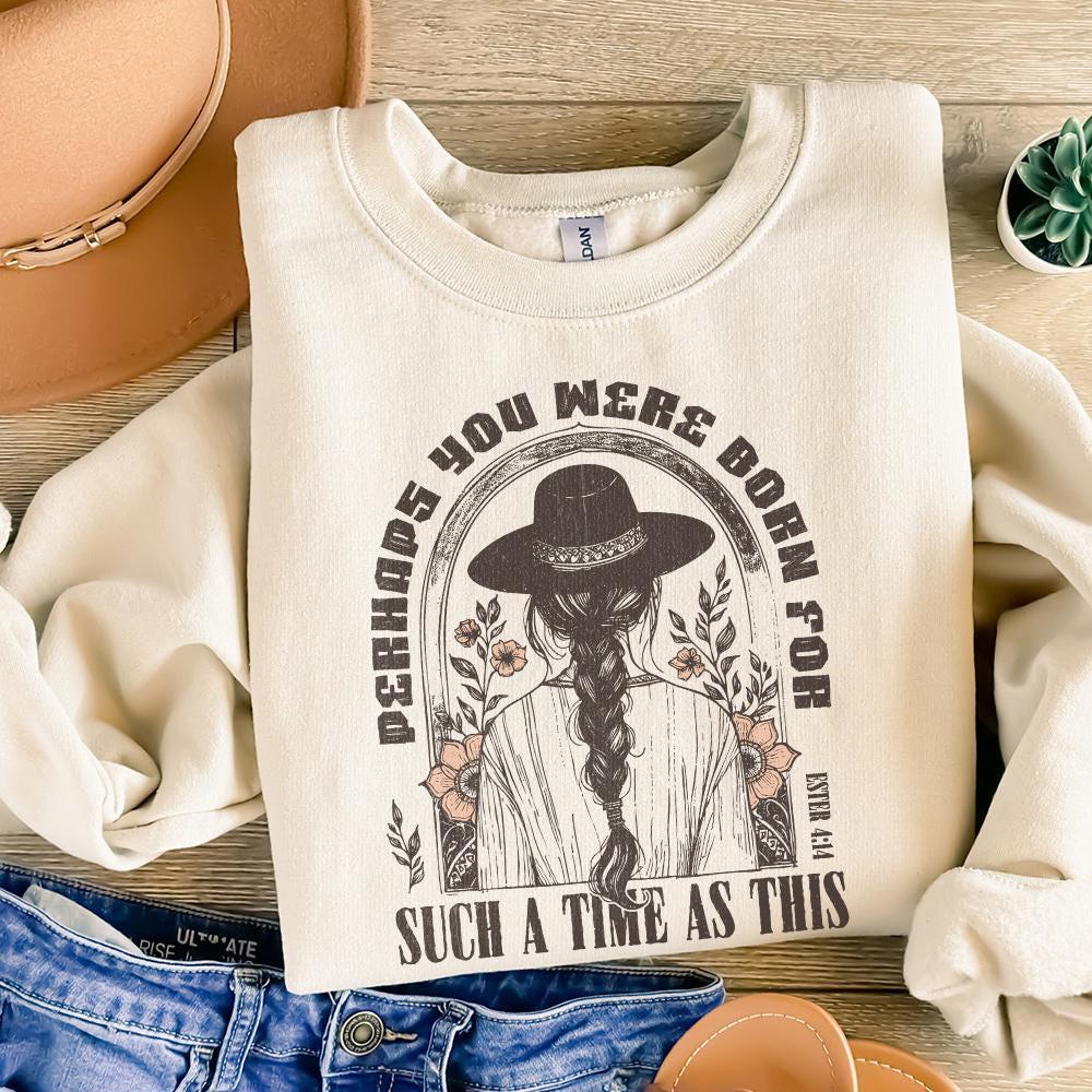 Western PNG Sublimation Design, Esther 4:14 Bible Verse Faith Png - 300