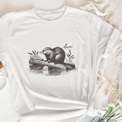 Beaver Dam PNG, Funny Beaver - 300 DPI Design for T-Shirt