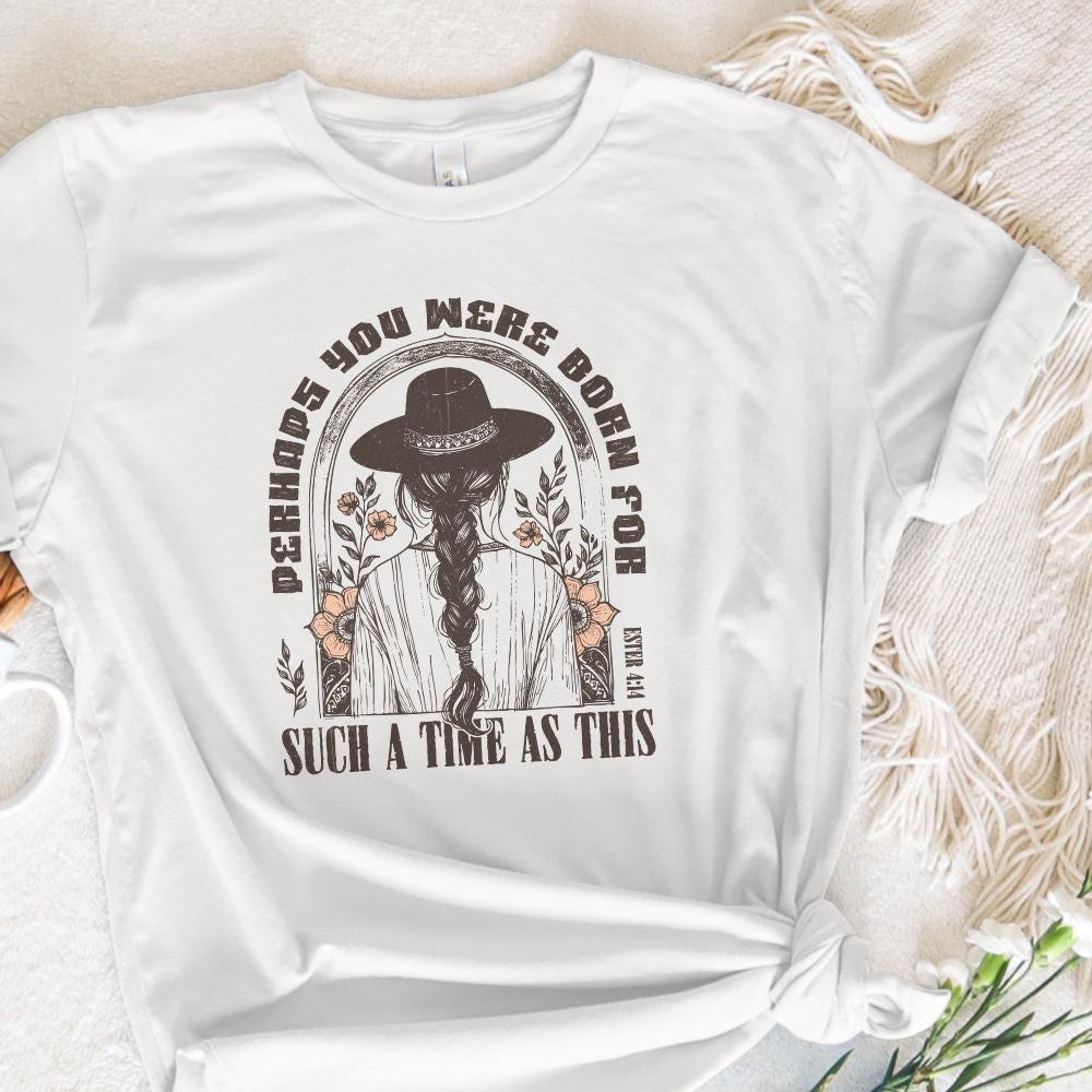 Western PNG Sublimation Design, Esther 4:14 Bible Verse Faith Png - 300