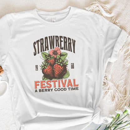 Retro Strawberry PNG, Strawberry Sublimation - 300 DPI Design for T-Shirt