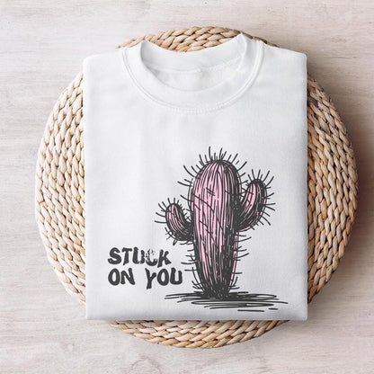 Stuck on You PNG, Western Valentine’s Day Png - 300 DPI Design for T-Shirt