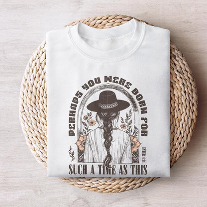 Western PNG Sublimation Design, Esther 4:14 Bible Verse Faith Png - 300