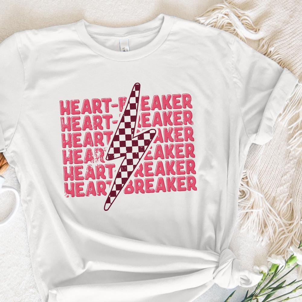 Heart-Breaker PNG, Valentines Day Sublimation Design - 300 DPI Design for