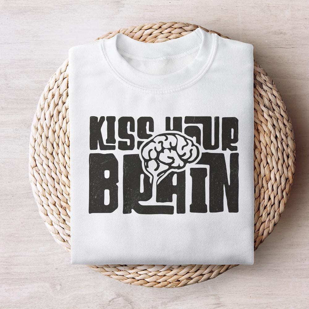 Kiss Your Brain Png, Teacher Appreciation Png - 300 DPI Design for T-Shirt