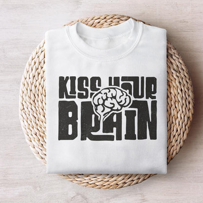 Kiss Your Brain Png, Teacher Appreciation Png - 300 DPI Design for T-Shirt