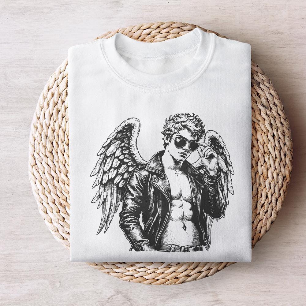 Sexy Cupid PNG, Valentines Day Digital File - 300 DPI Design for T-Shirt