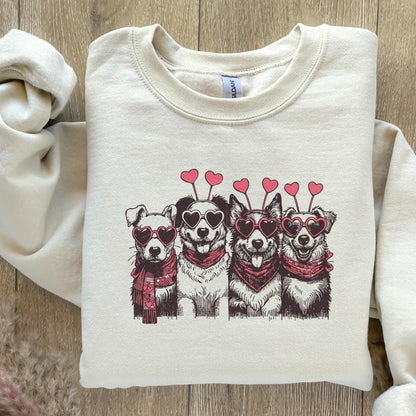 Valentines Dog PNG, Dog Lover PNG - 300 DPI Design for T-Shirt