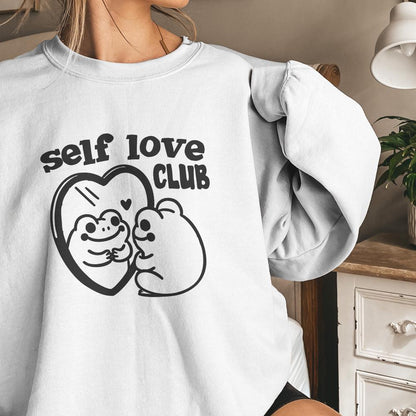 Self Love Social Club Png, Retro valentines png - 300 DPI Design for
