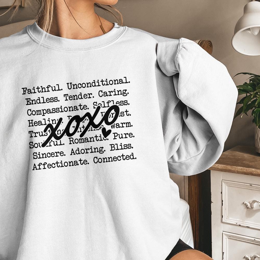 xoxo words png, Romantic Valentines Day png - 300 DPI Design for T-Shirt