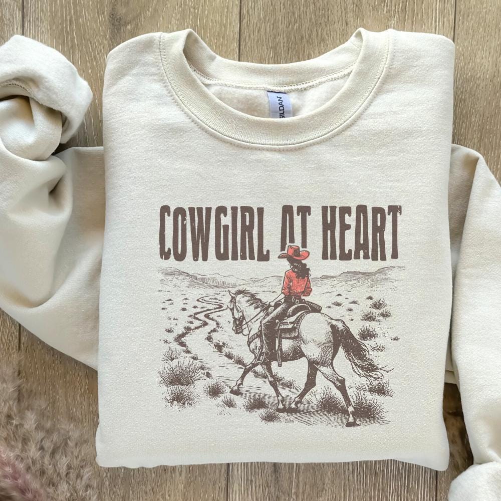 Western Cowgirl Png, Western Valentines Png - 300 DPI Design for T-Shirt