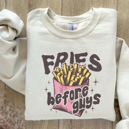 Fries Before Guys PNG, Valentine Shirt png - 300 DPI Design for T-Shirt