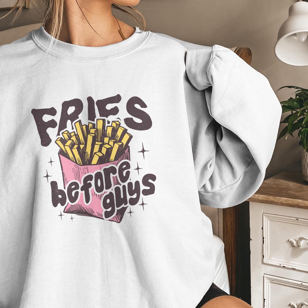 Fries Before Guys PNG, Valentine Shirt png - 300 DPI Design for T-Shirt