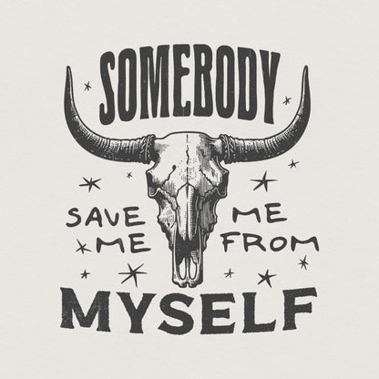 Somebody Save Me PNG, Country Music - 300 DPI Design for T-Shirt