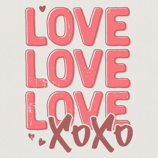 Valentines Day PNG, Xoxo PNG - 300 DPI Design for T-Shirt
