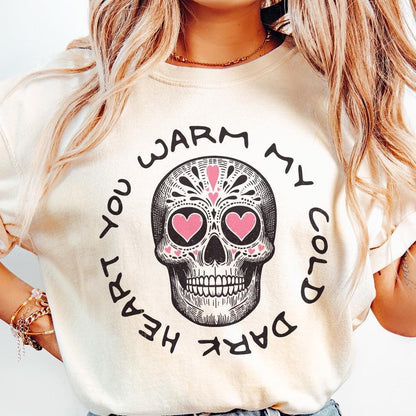 Funny Valentine PNG, Skeleton Digital Download - 300 DPI Design for T-Shirt