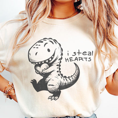 I Steal Hearts PNG, Valentines Day PNG - 300 DPI Design for T-Shirt
