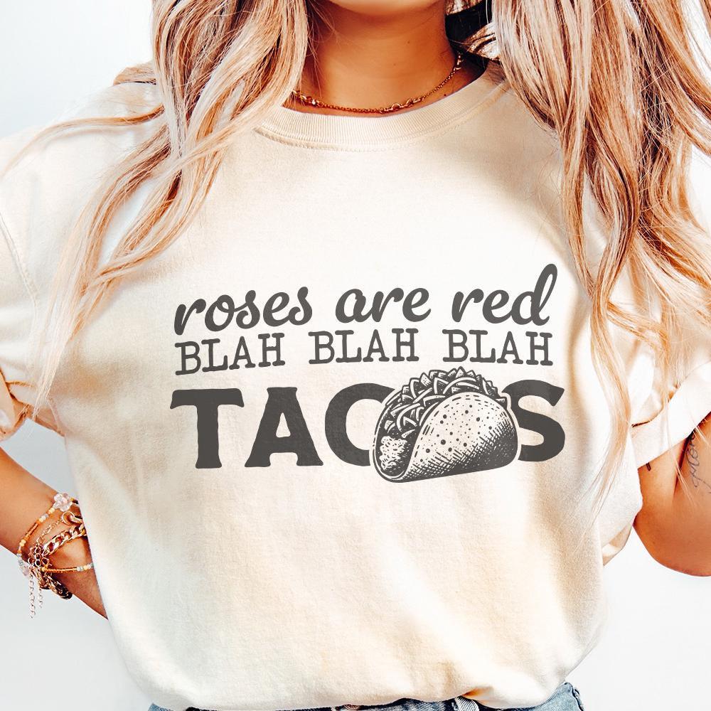 Tacos PNG, Funny Valentines Day Sublimation Designs - 300 DPI Design for