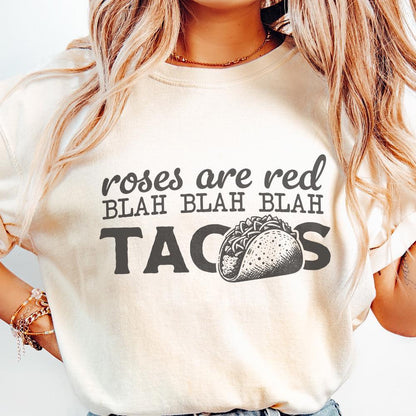 Tacos PNG, Funny Valentines Day Sublimation Designs - 300 DPI Design for