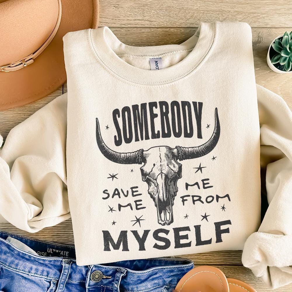 Somebody Save Me PNG, Country Music - 300 DPI Design for T-Shirt