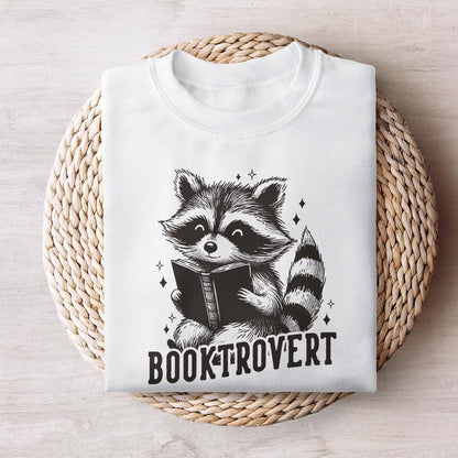 Booktrovert PNG, Funny Book Lover PNG - 300 DPI Design for T-Shirt