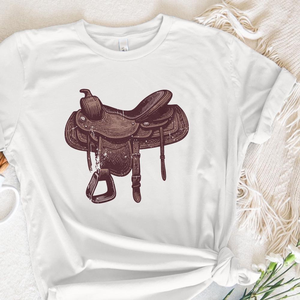 Western Saddle PNG, Vintage Western Png - 300 DPI Design for T-Shirt