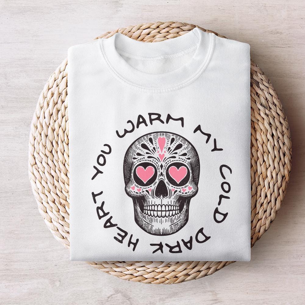 Funny Valentine PNG, Skeleton Digital Download - 300 DPI Design for T-Shirt