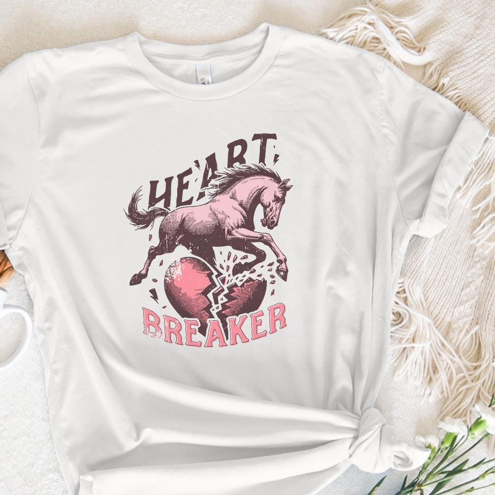 Heart Breaker PNG, Kicking Horse png - 300 DPI Design for T-Shirt